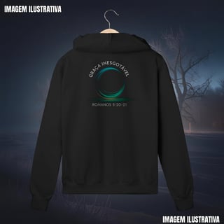 Nome do produtoMoletom Prime Com Zíper Graça Inesgotável