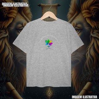 Nome do produtoT-Shirt Plus Size A Esperança Floresce no Escuro (Isaias 35:1,2)
