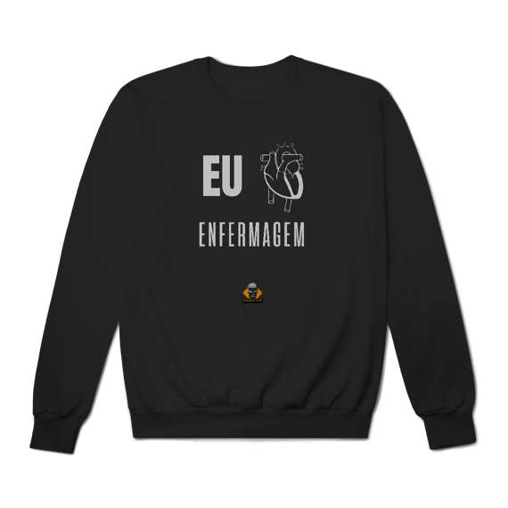 Moletom Eu <3 Enfermagem