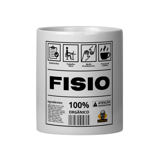 Caneca Etiqueta Fisio