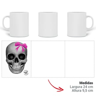 Nome do produto Caneca LadySkull direito