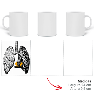 Nome do produto Caneca Pulmões direito