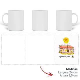 Nome do produto Caneca A Flor da Péle esquerdo