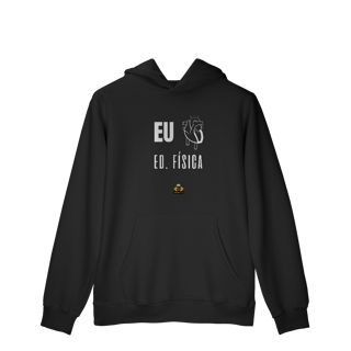 Nome do produto Moletom c/ bolso Eu <3 Ed. Física