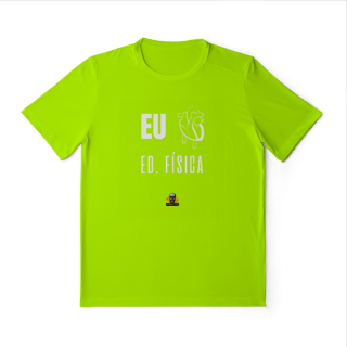 Nome do produto Camiseta Sport Eu <3 Ed. Física