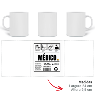Nome do produto Caneca Etiqueta Médico