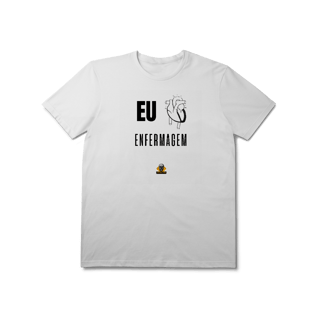 Nome do produto Camiseta Eu <3 Enfermagem