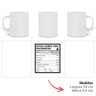 Nome do produto Caneca Fatos Enfermeira