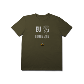 Nome do produto Camiseta Eu <3 Enfermagem