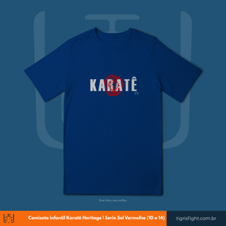 Nome do produto Camiseta infantil Karatê Heritage (10 a 14)