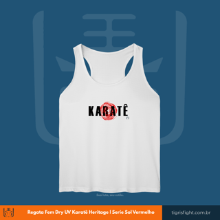 Nome do produto Regata Feminina dry UV Karatê Heritage
