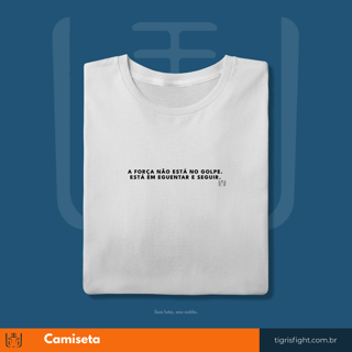 Nome do produto Camiseta Aguentar e Seguir