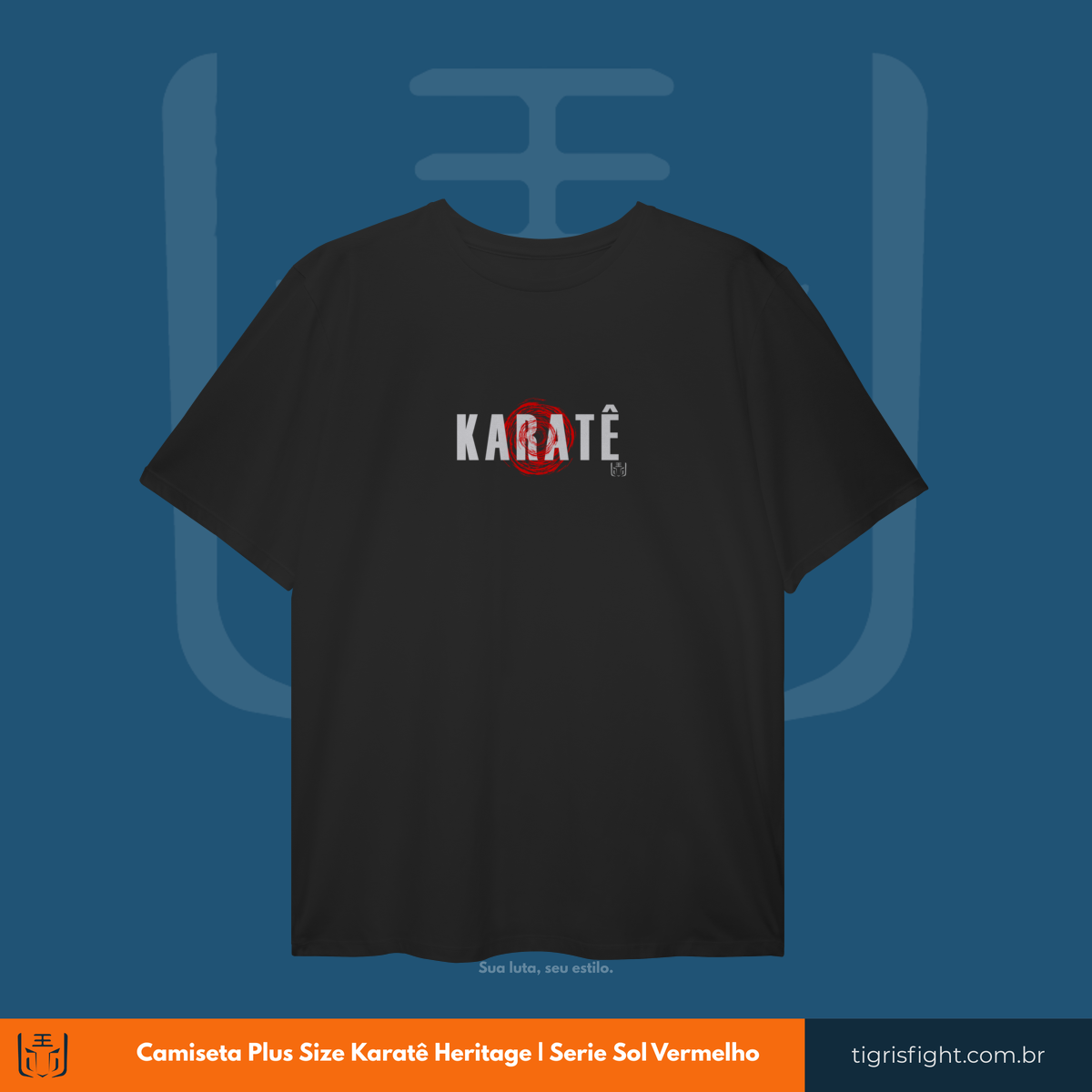 Nome do produto: Camiseta Plus Size Karatê Heritage