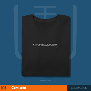 Nome do produto Camiseta Aguentar e Seguir