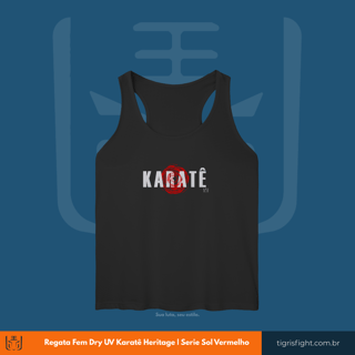 Regata Feminina dry UV Karatê Heritage