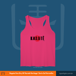 Nome do produto Regata Feminina dry UV Karatê Heritage