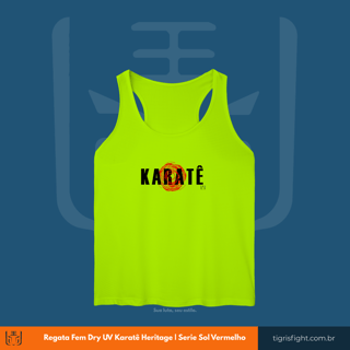 Nome do produto Regata Feminina dry UV Karatê Heritage