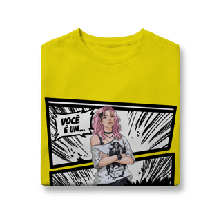 Nome do produto Camiseta : Você é um Frango” Infantil  (Arte por Artista Humano) Camiseta oficial Canal Amo Peixe 