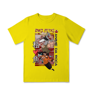 Nome do produto Camiseta Infantil Canal Amo Peixe – Anime da Roça  Arte original criada por artista humano