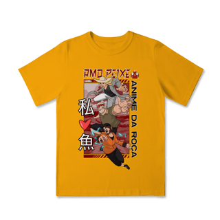 Nome do produto Camiseta Infantil Canal Amo Peixe – Anime da Roça  Arte original criada por artista humano