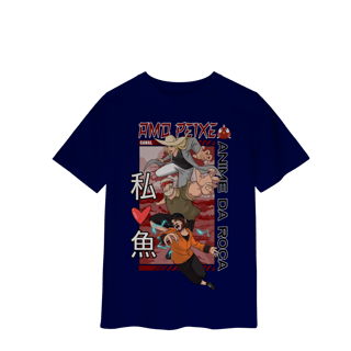 Nome do produto Camiseta Infantil Canal Amo Peixe – Anime da Roça  Arte original criada por artista humano