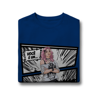 Nome do produto Camiseta : Você é um Frango” Infantil  (Arte por Artista Humano) Camiseta oficial Canal Amo Peixe 