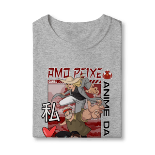 Nome do produto Camiseta Infantil Canal Amo Peixe – Anime da Roça  Arte original criada por artista humano