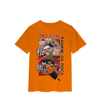 Nome do produto Camiseta Infantil Canal Amo Peixe – Anime da Roça  Arte original criada por artista humano