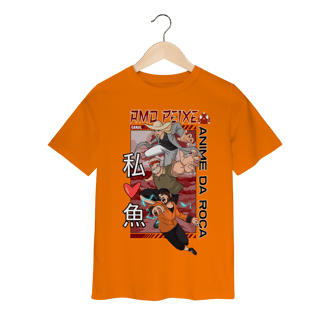 Nome do produto Camiseta Infantil Canal Amo Peixe – Anime da Roça  Arte original criada por artista humano