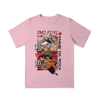 Nome do produto Camiseta Infantil Canal Amo Peixe – Anime da Roça  Arte original criada por artista humano