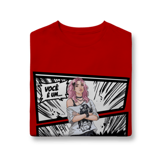 Nome do produto Camiseta : Você é um Frango” Infantil  (Arte por Artista Humano) Camiseta oficial Canal Amo Peixe 