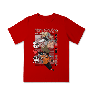 Nome do produto Camiseta Infantil Canal Amo Peixe – Anime da Roça  Arte original criada por artista humano