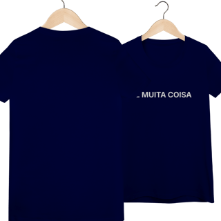 Nome do produto É Muita Coisa | Camiseta Baby Long Quality