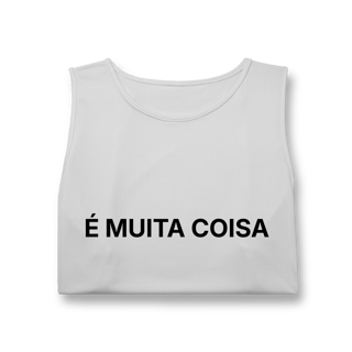 Nome do produto É Muita Coisa | Regata Masc Sport Dry UV
