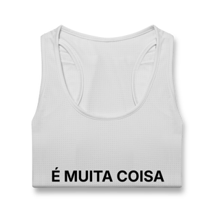 Nome do produto É Muita Coisa | Regata Fem Sport Dry UV