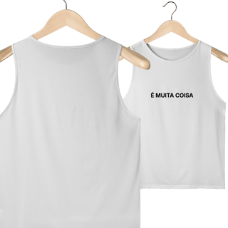 Nome do produto É Muita Coisa | Regata Masc Sport Dry UV