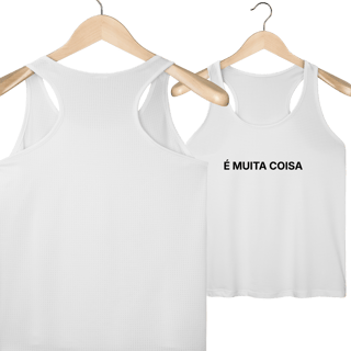 Nome do produto É Muita Coisa | Regata Fem Sport Dry UV