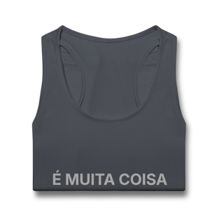 Nome do produto É Muita Coisa | Regata Fem Sport Dry UV