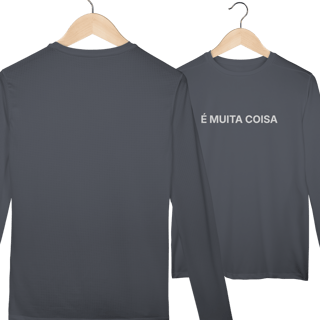 Nome do produto É Muita Coisa | Camisa Manga Longa Sport Dry UV