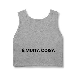 Nome do produto É Muita Coisa | Regata Masculina Quality
