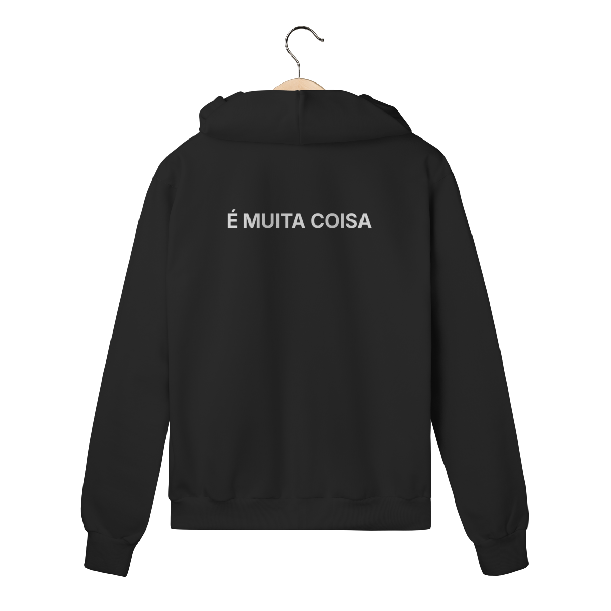 É Muita Coisa | Moletom Prime Com Zíper