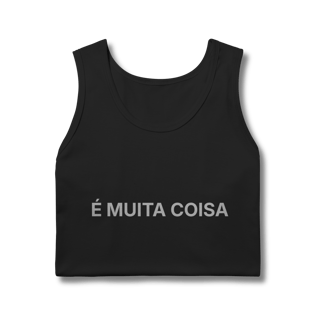 Nome do produto É Muita Coisa | Regata Masculina Quality
