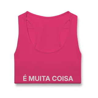 Nome do produto É Muita Coisa | Regata Fem Sport Dry UV