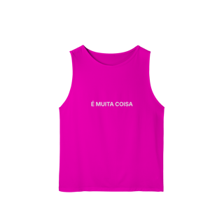 Nome do produto É Muita Coisa | Regata Masc Sport Dry UV