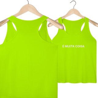 Nome do produto É Muita Coisa | Regata Fem Sport Dry UV