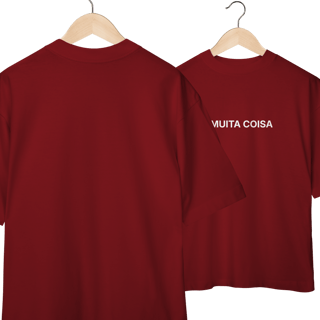 Nome do produto É Muita Coisa | Camiseta Oversized