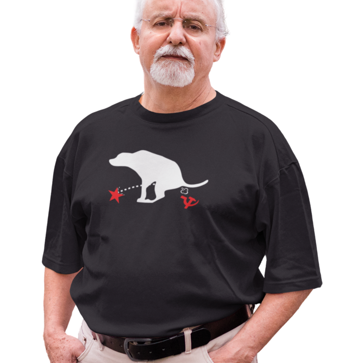 Nome do produto: CAMISETA DOG CONSERVADOR - COLEÇÃO JOAQUIN TEIXEIRA