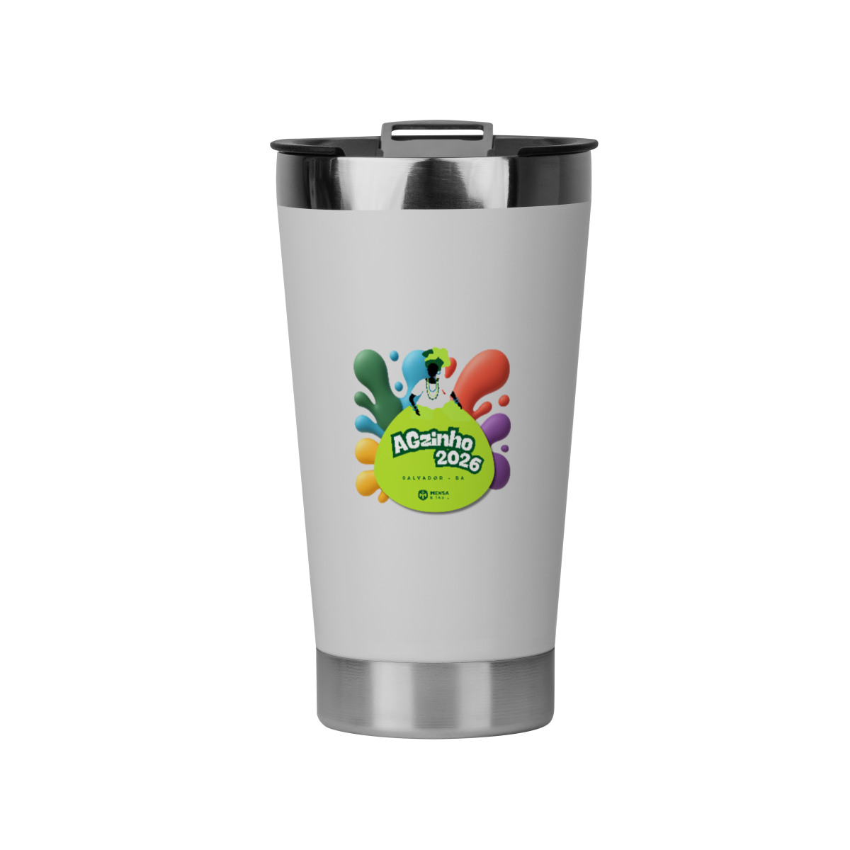 Copo Térmico - Edição AGzinho Bahia 2026 - Logo Baiana