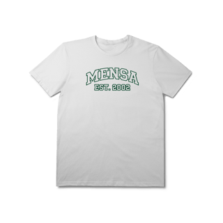 Nome do produto T-Shirt - Mensa 2002