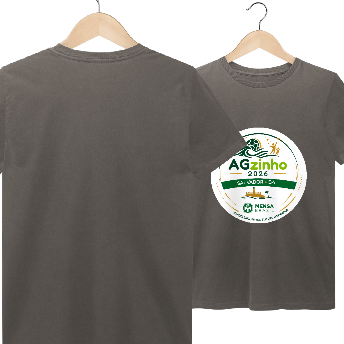 T-Shirt Estonada -  Edição Especial AGzinho Bahia/2026 - Logo 